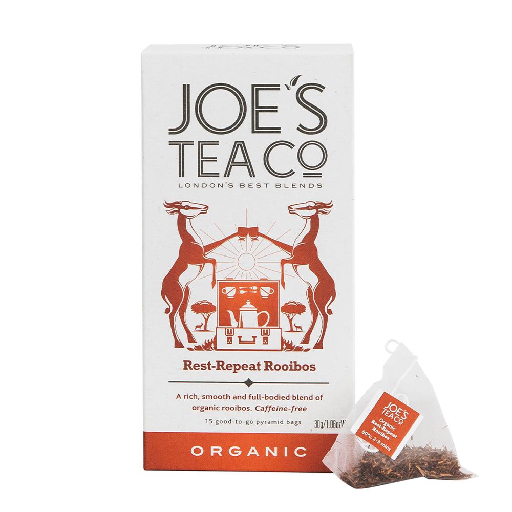 Joes Tea Company_Rest-Repeat Rooibos - 15 biodegradable pyramid bags