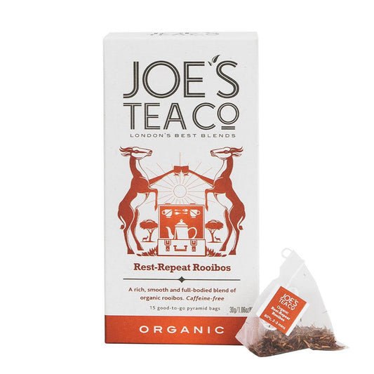 Joes Tea Company_Rest-Repeat Rooibos - 15 biodegradable pyramid bags