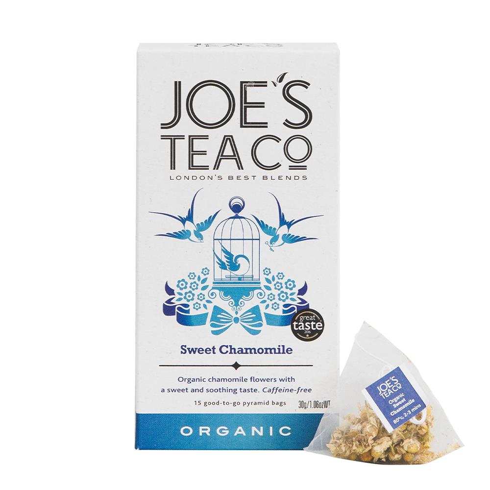 Joes Tea Company_Sweet Chamomile - 15 biodegradable pyramid bags