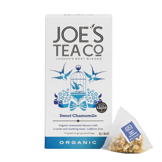 Joes Tea Company_Sweet Chamomile - 15 biodegradable pyramid bags