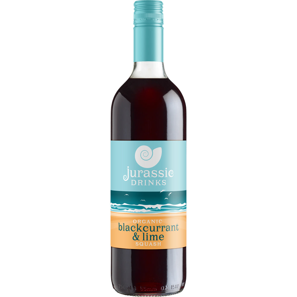 Jurassic Drinks_Jurassic Drinks Organic Blackcurrant & Lime Squash 740ml-pack of 2