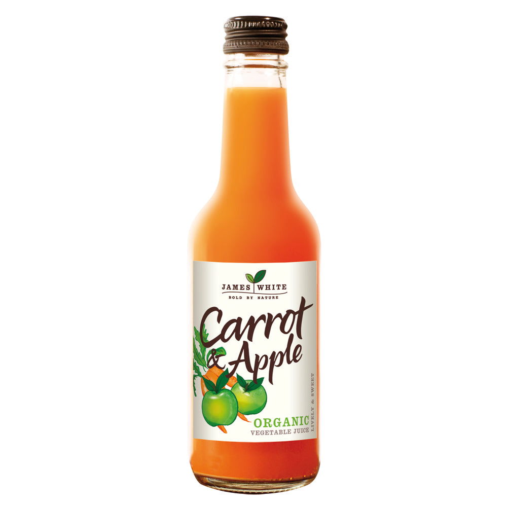 James White_Organic Apple & Carrot 250ml-pack of 6