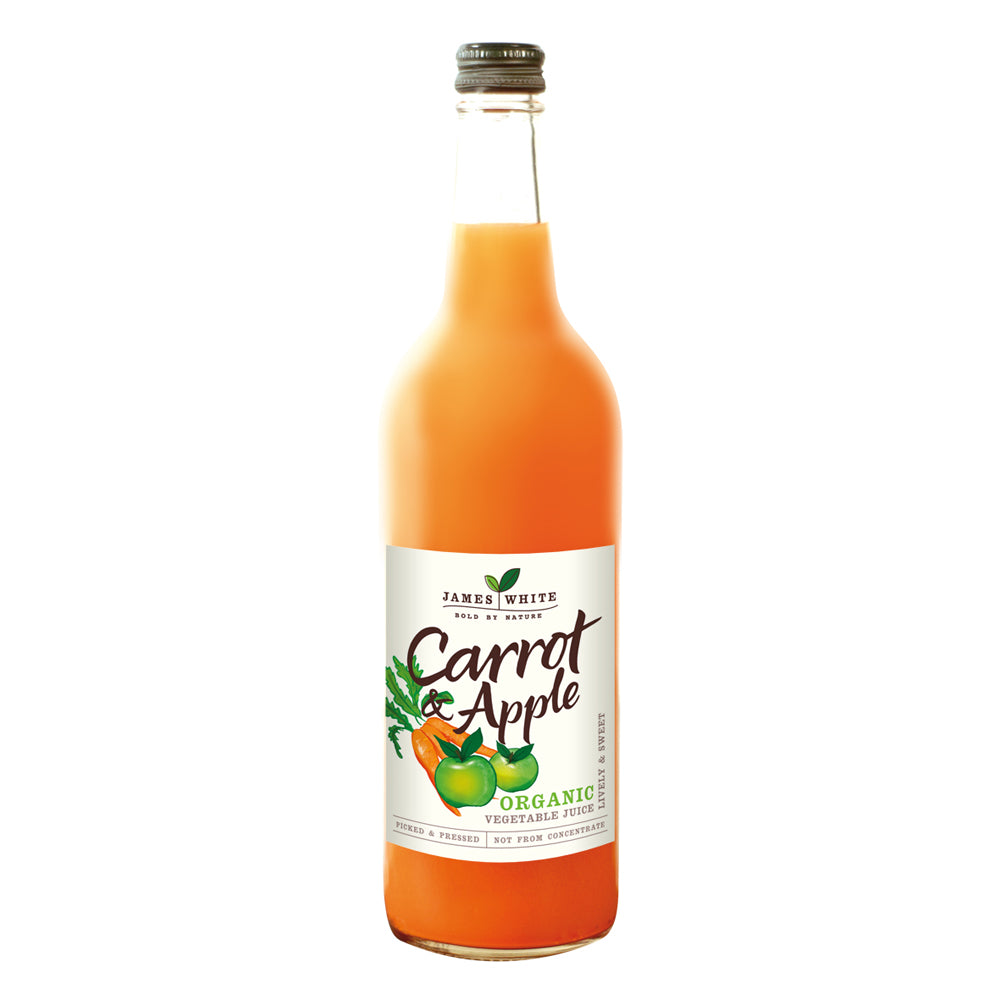 James White_Organic Apple & Carrot Juice 750ml-pack of 2