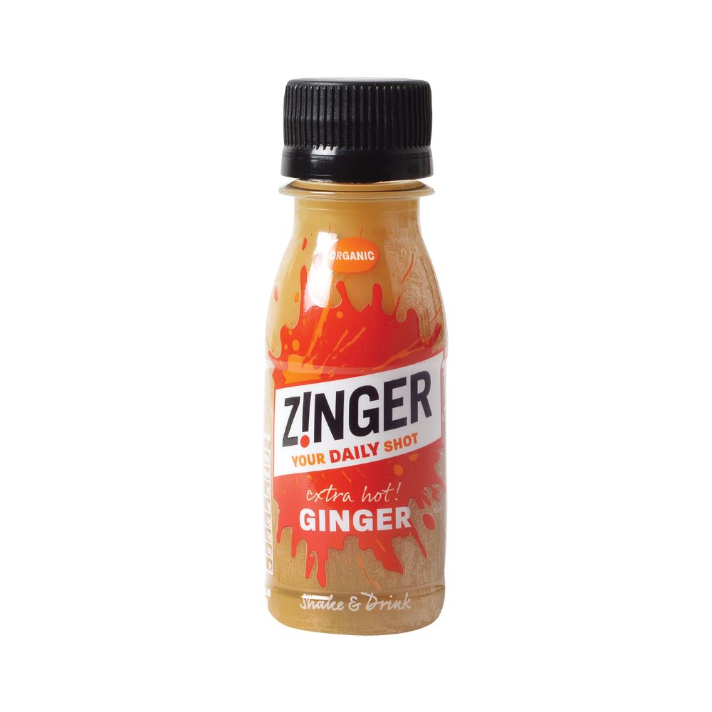 James White_Zinger Organic Xtra Hot Ginger Shot 70ml-pack of 5