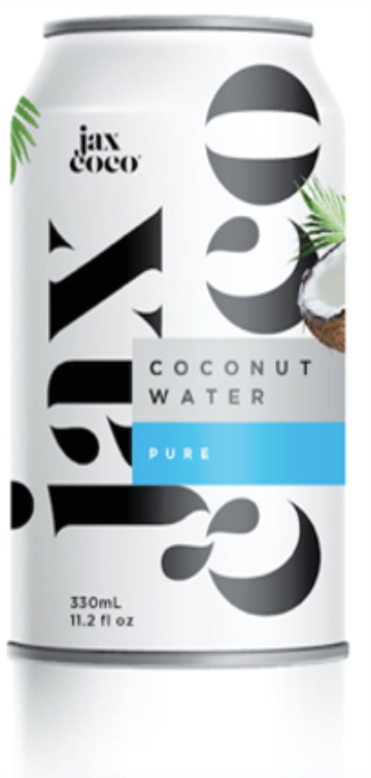 Jax Coco_Coconut Water Can 330ml-pack of 2