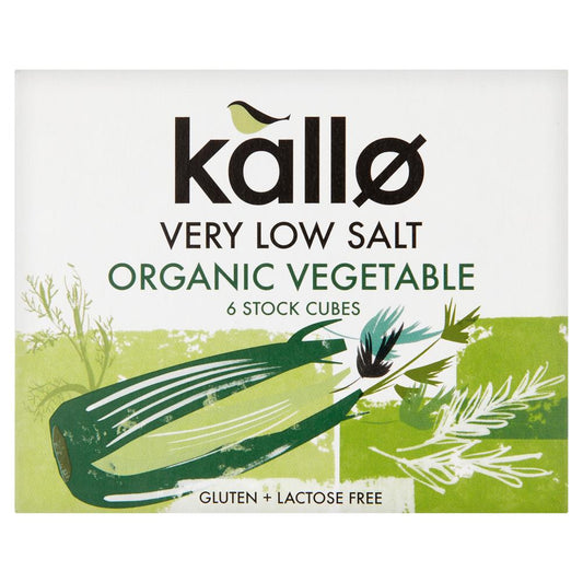 Kallo_Organic Low Salt Vegetable Stock Cubes 66g