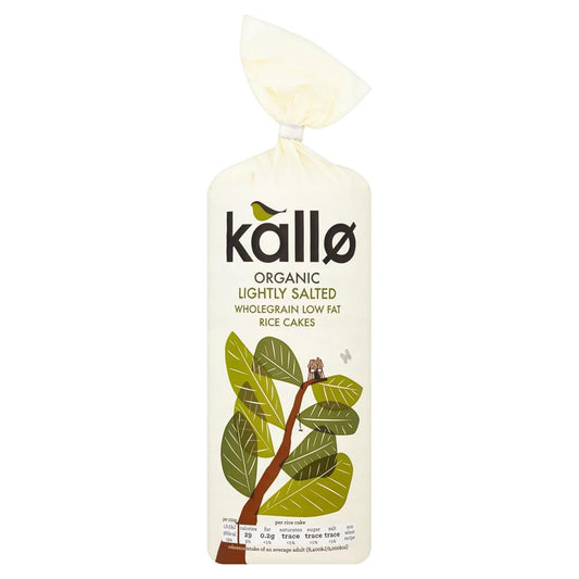 Kallo_Organic Thick Slice Slightly Salted Rice Cakes 130g
