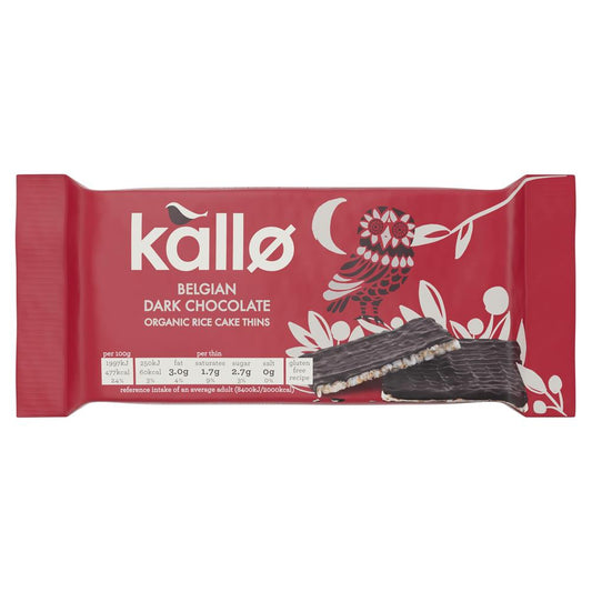 Kallo_Organic Belgian Dark Chocolate Rice Cake Thins 75g