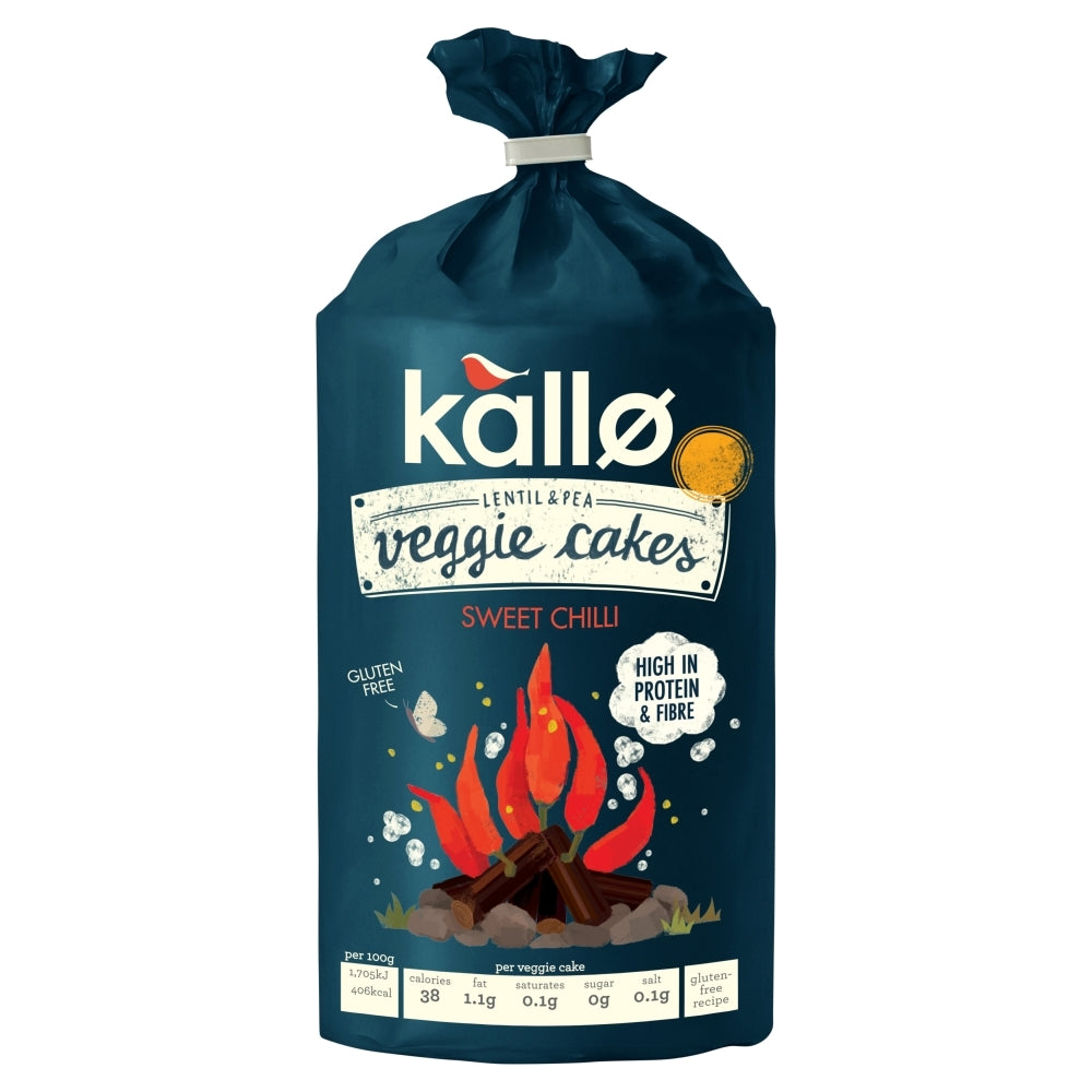 Kallo_Sweet Chilli Lentil & Pea Veggie Cakes 122g