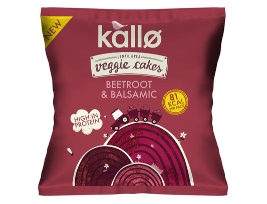 Kallo_Beetroot & Balsamic Veggie Cakes Snack Packs 22g