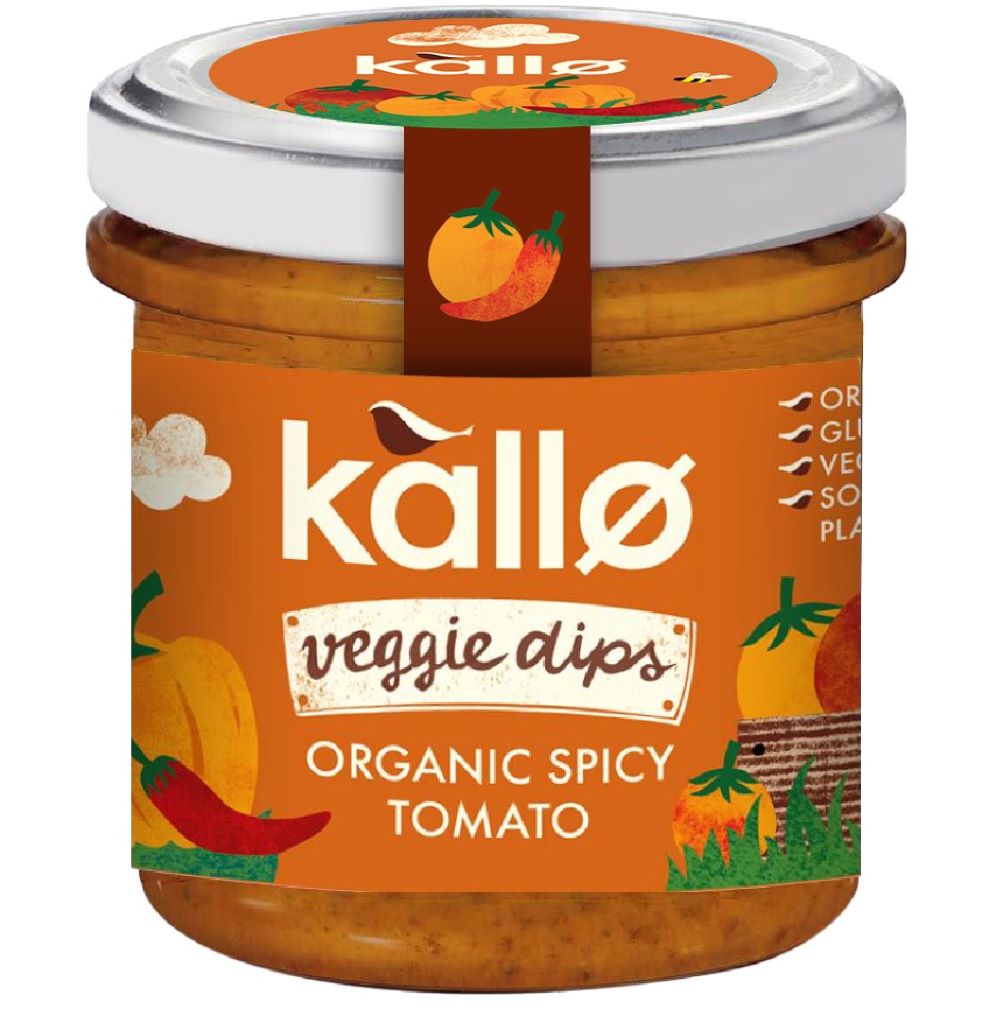 Kallo_Organic Spicy Tomato Dip 135g