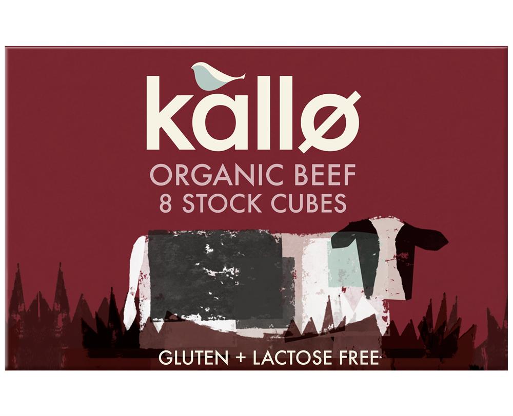 Kallo_Organic Beef Stock Cubes 8 pack 88g