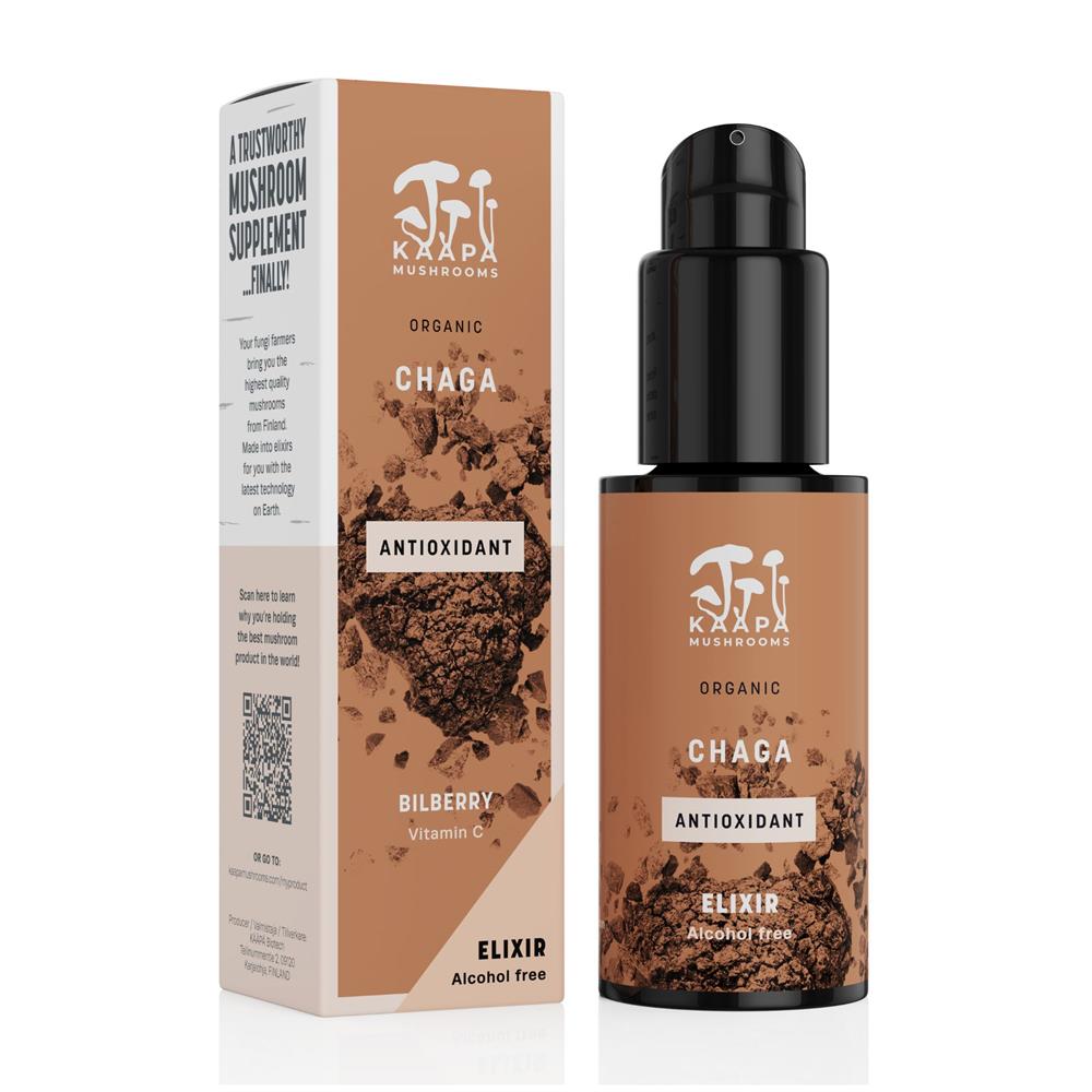 Kaapa Mushrooms_Chaga Elixir - Antioxidant - Alcohol-Free