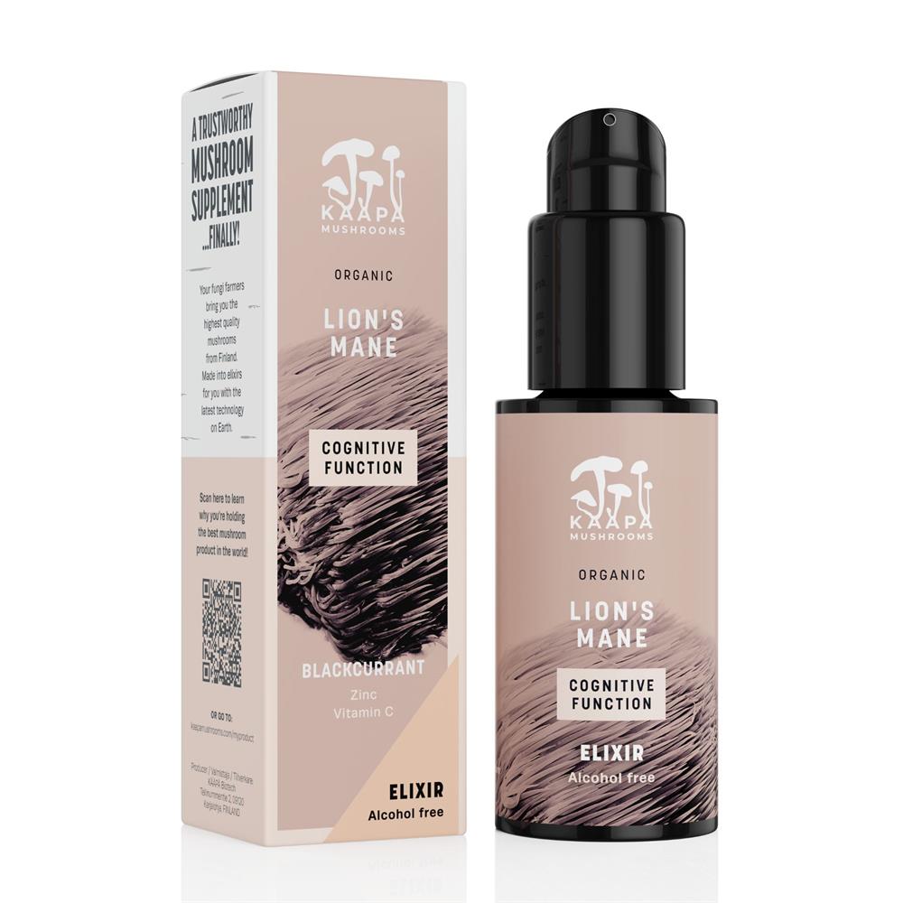 Kaapa Mushrooms_Lion's Mane Elixir - Cognition - Alcohol-Free