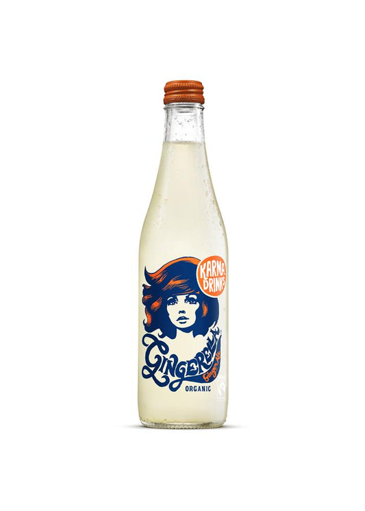 Karma Cola_Gingerella - Ginger Ale Organic Fairtrade 330ml Bottle-pack of 6