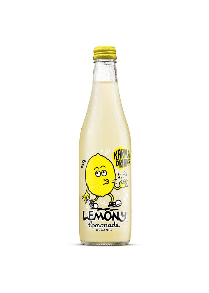Karma Cola_Lemony Lemonade Organic Fairtrade 300 ml Bottle-pack of 6