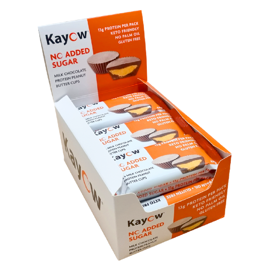 Kayow Nutrition Peanut Butter Cups 12x44g Salted Caramel