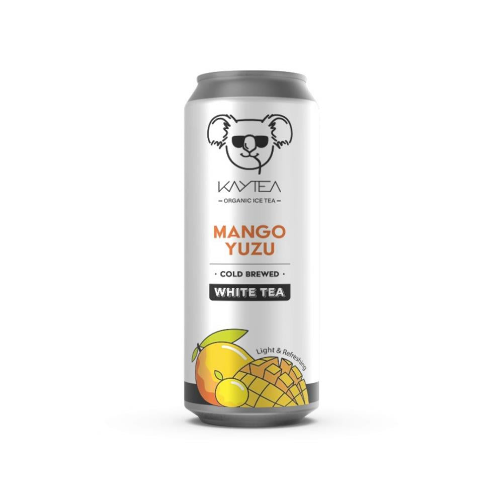 Kaytea_Organic White Tea with Mango & Yuzu 330ml-pack of 4