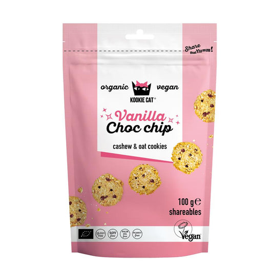 Kookie Cat_Vanilla Choc Chip Mini Cookies 100g