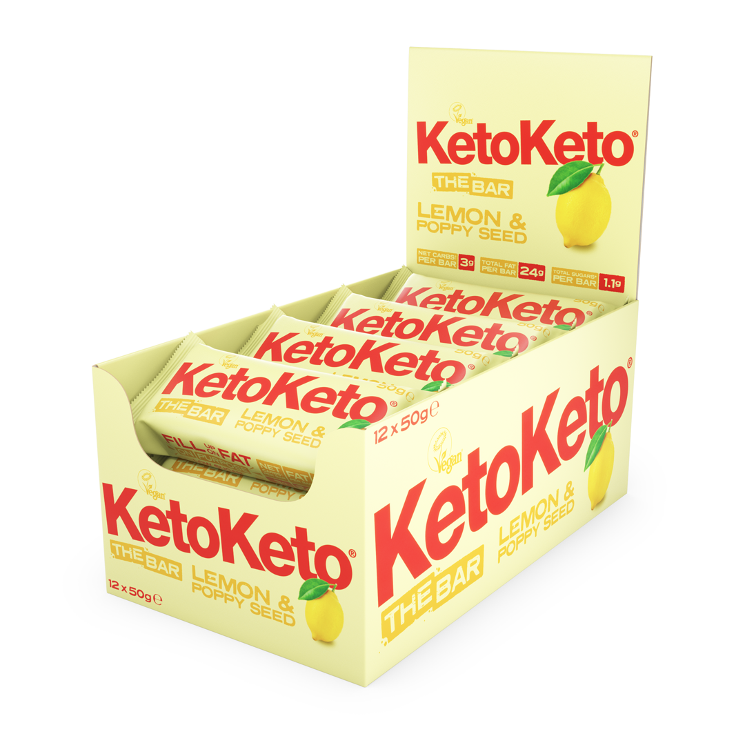 KetoKeto Bar 12x50g Choc Hazelnut