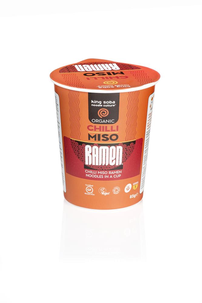 King Soba_Organic Chilli Miso Ramen 85g-pack of 2