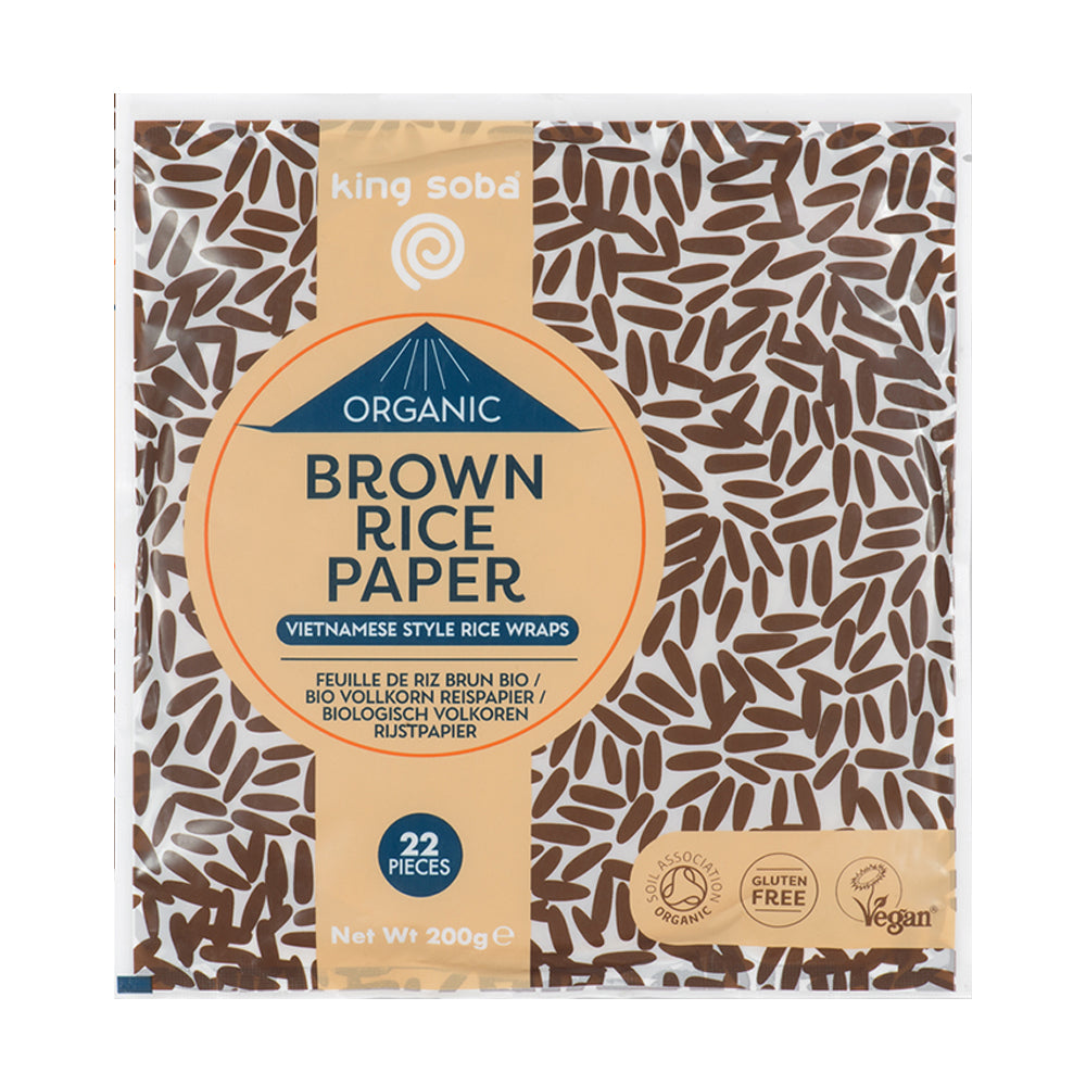 King Soba_Organic Brown Rice Paper 200g