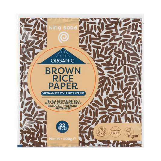 King Soba_Organic Brown Rice Paper 200g