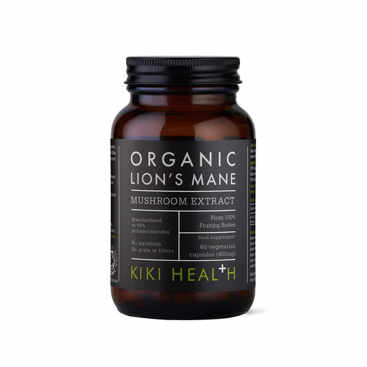 KIKI Health_Organic Lion's Mane Extract Mushroom 60 Vegicaps