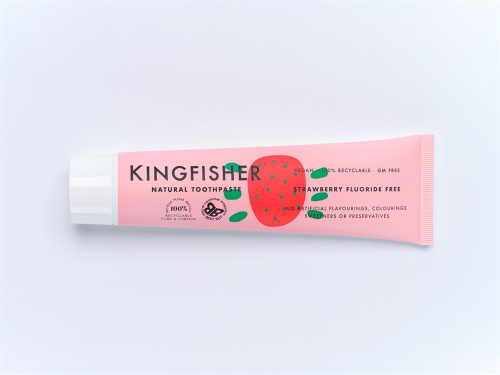 Kingfisher_Children's Strawberry Toothpaste fluoride-free 100ml