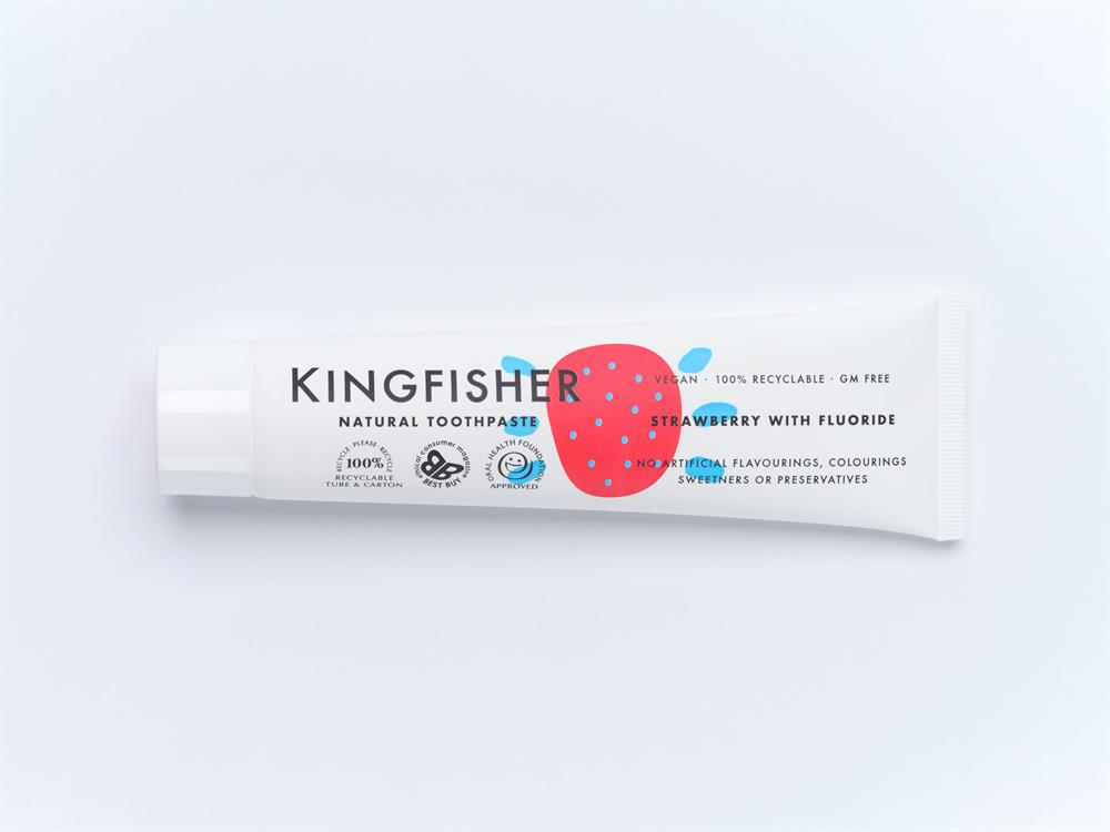 Kingfisher_Children's Strawberry Toothpaste with fluoride 100ml