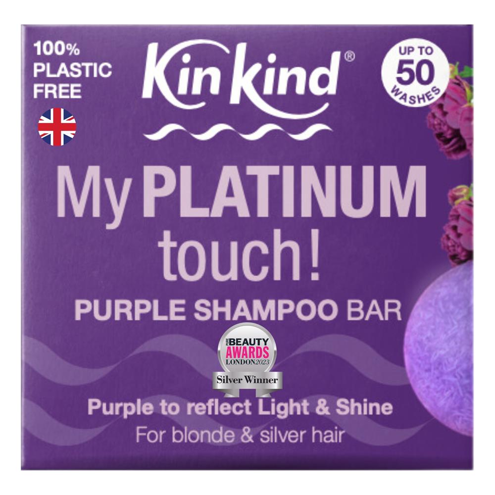 KinKind_My PLATINUM touch! Purple Shampoo Bar 50g