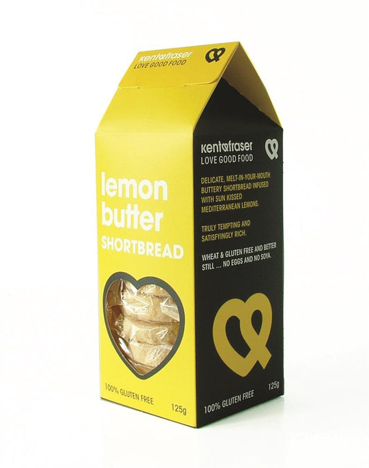 Kent and Fraser_Gluten-Free Buttery Lemon Shortbread Great Taste Award Gold 125g-pack of 6