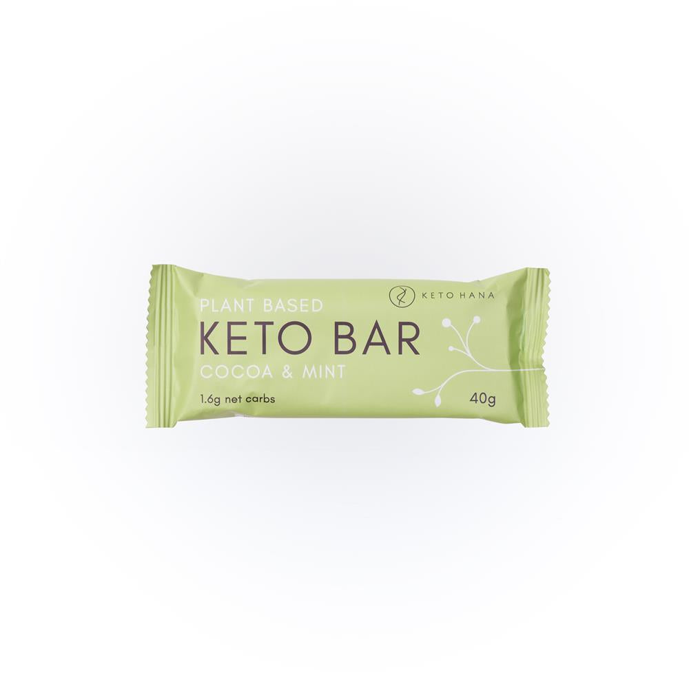 Keto Hana_Cocoa & Mint Keto Bar 40g-pack of 3