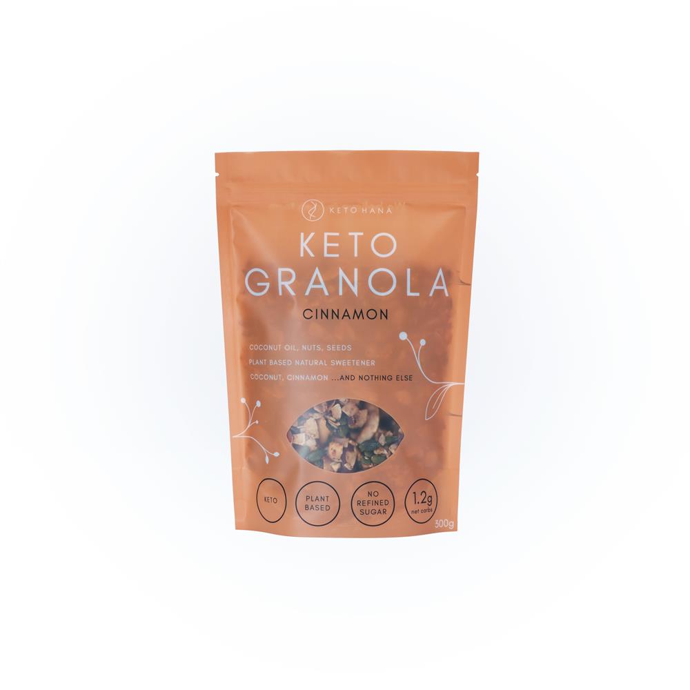 Keto Hana_Cinnamon Keto Granola 300g