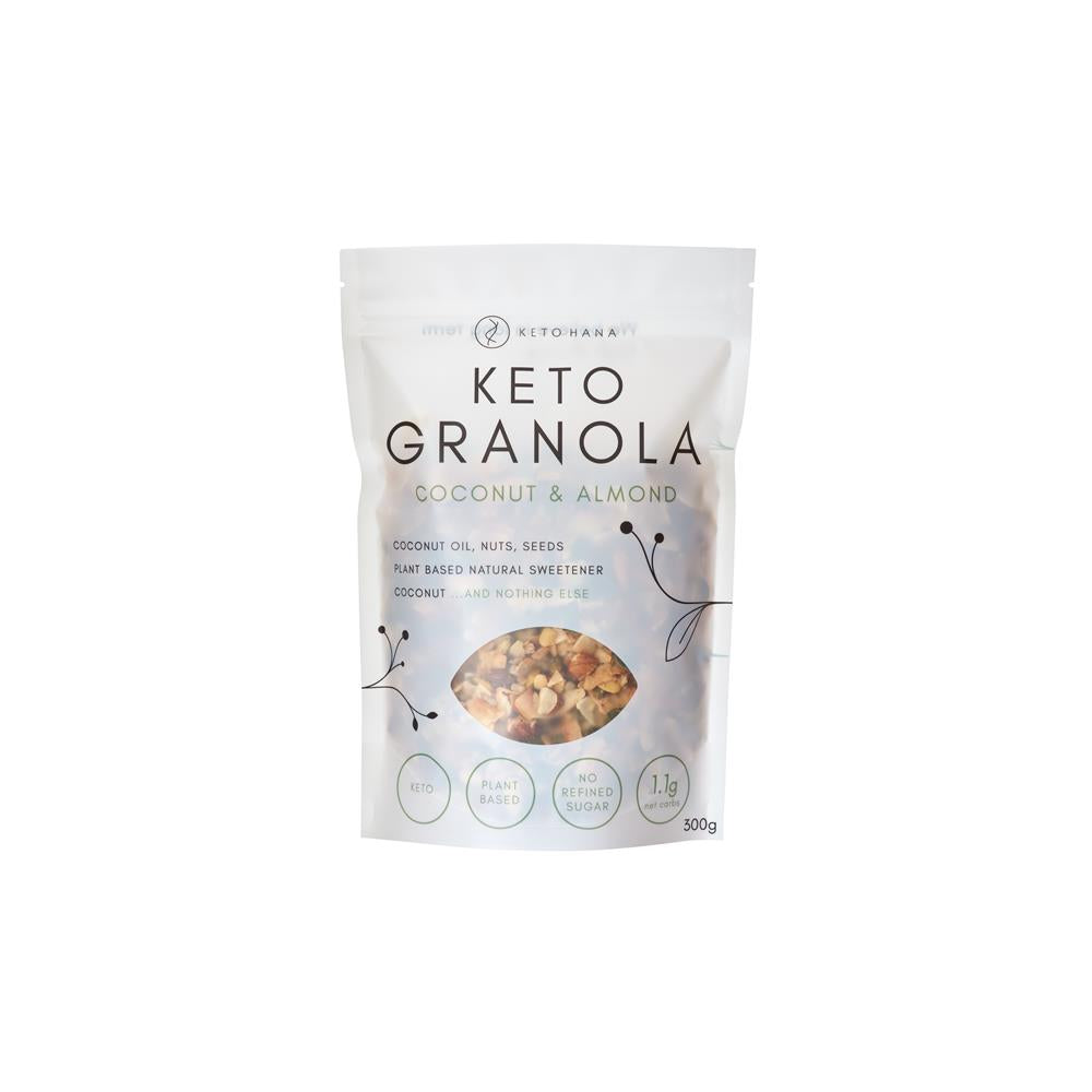 Keto Hana_Coconut & Almond (Plant Based) Keto Granola 300g