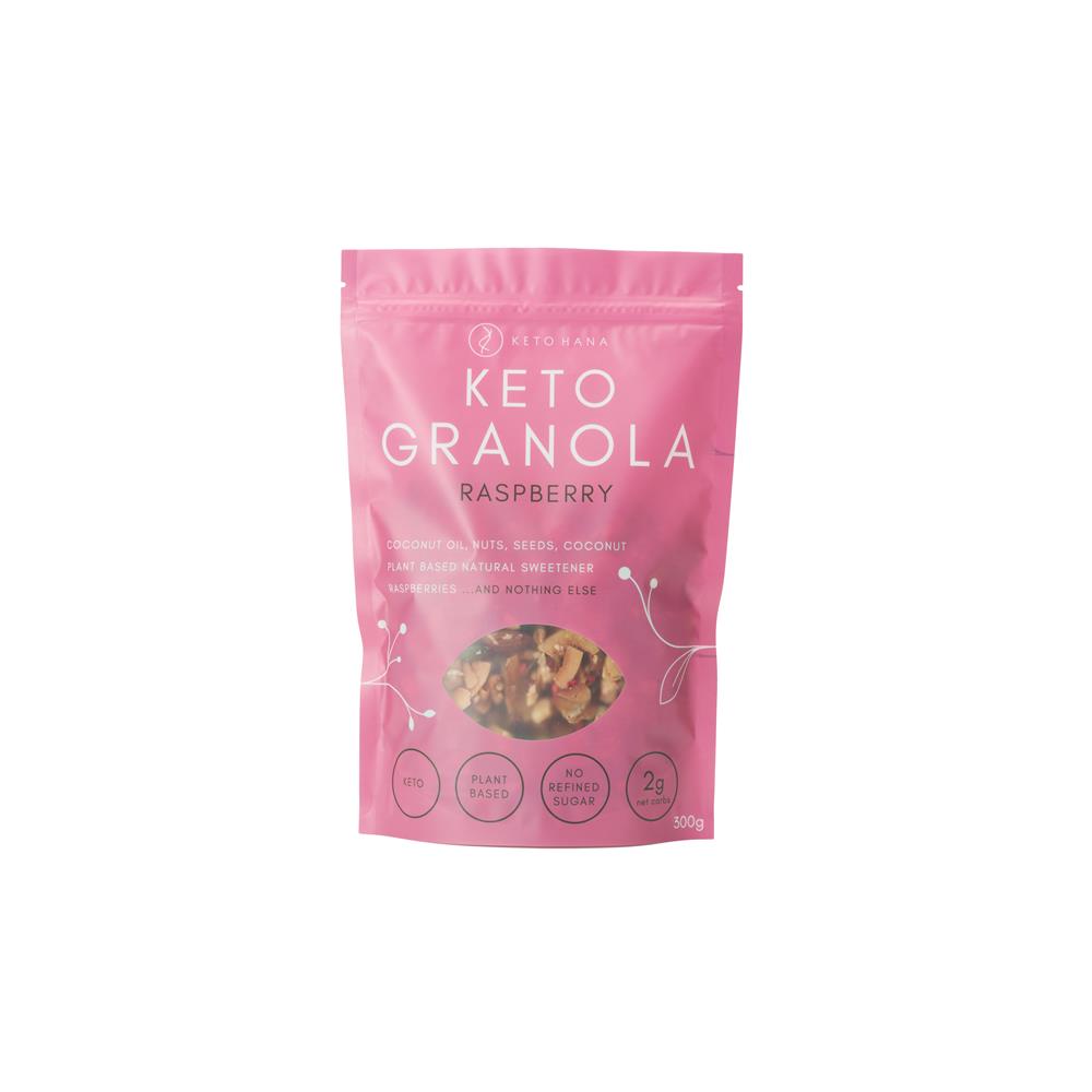 Keto Hana_Raspberry Keto Granola 300g