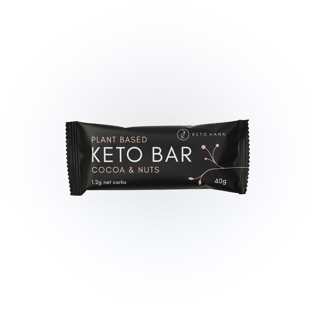 Keto Hana_Cocoa & Nuts Keto Bar 40g-pack of 3