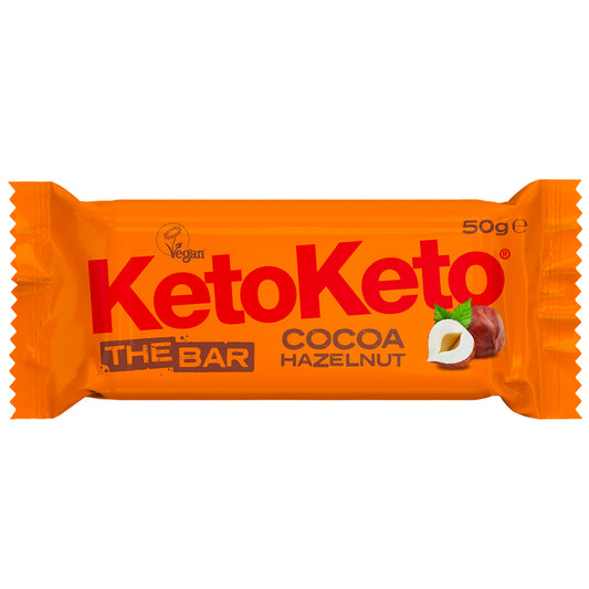 KetoKeto_Cocoa Hazelnut Bar 50g-Pack of 12