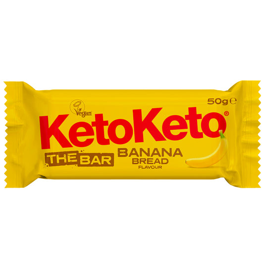 KetoKeto_Banana Bread Bar 50g-Pack of 12