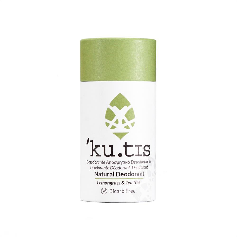 Kutis Skincare_Plastic Free Natural BF Vegan Lemongrass & Teatree Deodorant 50g