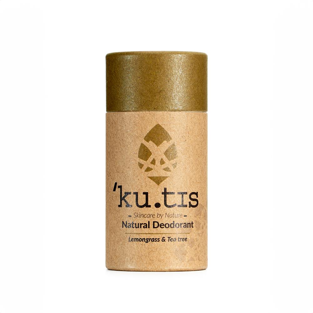 Kutis Skincare_Plastic Free Natural Lemongrass & Teatree Deodorant 55g