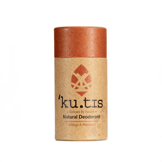 Kutis Skincare_Plastic Free Natural Beeswax Orange & Patchouli Deodorant 55g