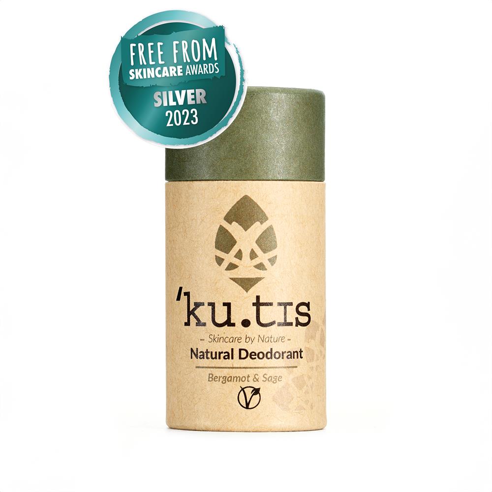 Kutis Skincare_Plastic Free Natural Bergamot & Sage Vegan Deodorant 55g