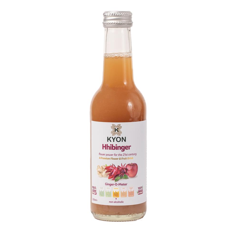 Kyon Hhibinger Ginger + Lemon + Apple + Hibiscus Drink 250ml-pack of 2
