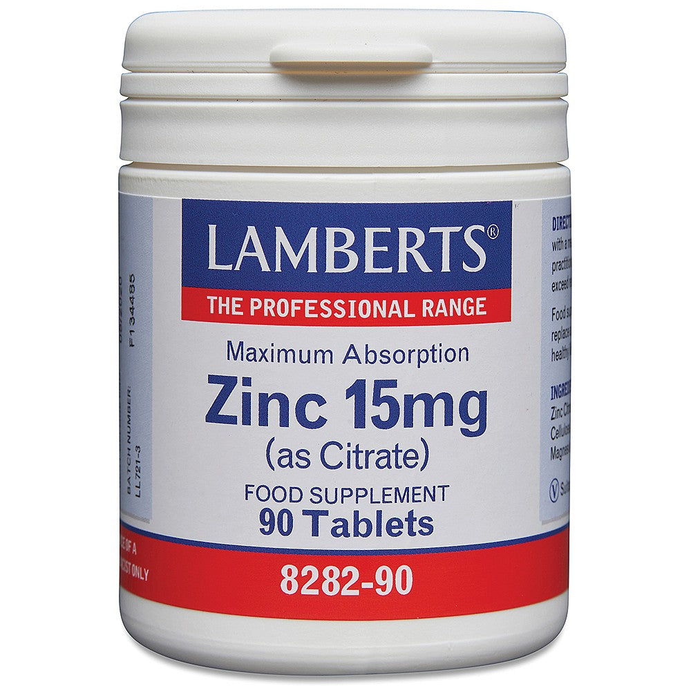Lamberts_Zinc 15mg (as Citrate) 90 tablet