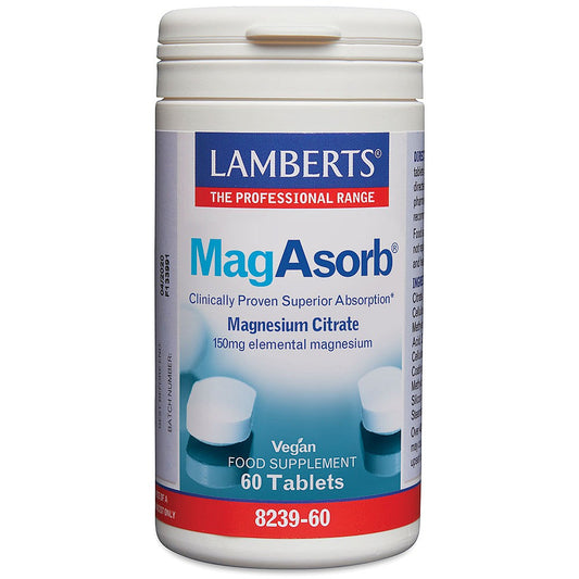 Lamberts_MagAsorb 150mg (as Citrate) 60 tablet