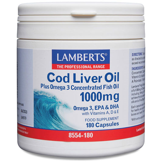 Lamberts_Cod Liver Oil 1000mg 180 capsule