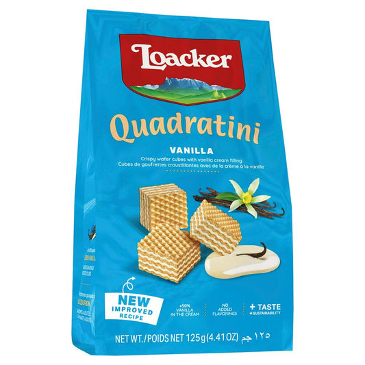 Loacker_Vanilla Quadratini 12x125g-Pack of 6