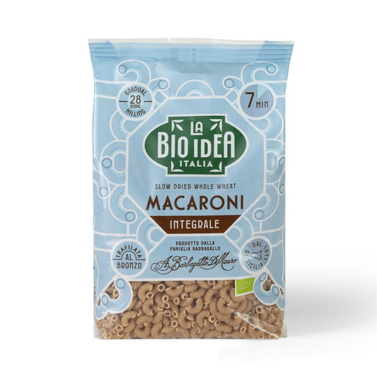 La Bio Idea_Organic Whole-wheat Macaroni (Elbows)- 500g Pack-pack of 2