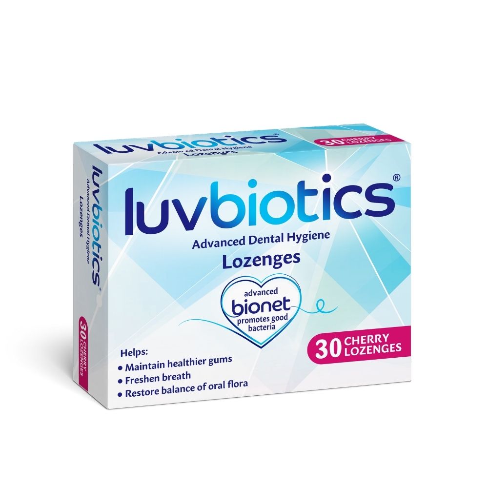 Luvbiotics_Probiotic Dental Lozenges Cherry Flavour - 30 Tablets-pack of 2